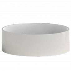 Lavabo Sobre Encimera Lavamanos Cerámico Cilíndrico 36 cm