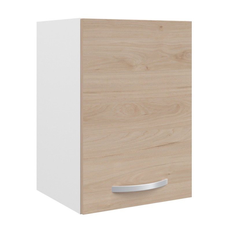 Cocina Modular Completa Eko 9 Módulos Roble Jackson y Blanco Mate 280 cm