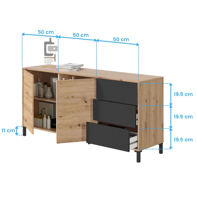 aparador Brooklyn cotas 9