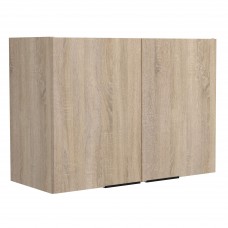 Módulo Cocina Superior Arko 2 Puertas Roble Áspero y Negro 80x36 cm Módulo Cocina Superior Arko 2 Puertas Roble Áspero y Negro 80x36 cm