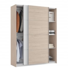 Armario Para Dormitorio Onix Habitación Roble Aurora Y Blanco 150x200 cm Armario Para Dormitorio Onix Habitación Roble Aurora Y Blanco 150x200 cm