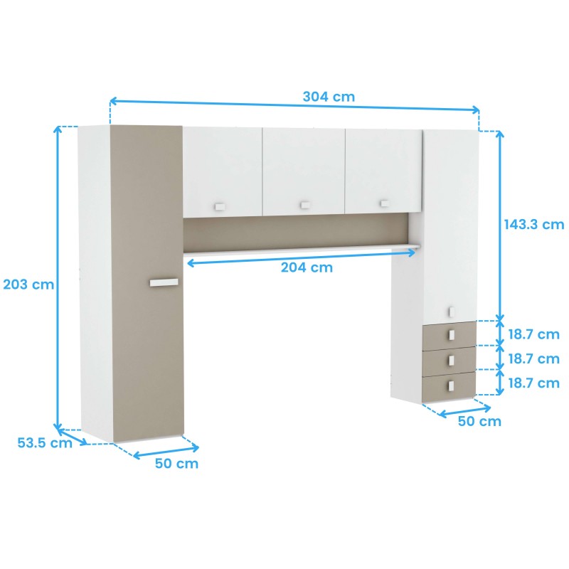 armario Tidy cotas 10