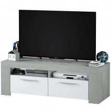Mesa TV Salón Comedor Color Cemento De Estilo Industrial 120 cm Mesa TV Salón Comedor Color Cemento De Estilo Industrial 120 cm