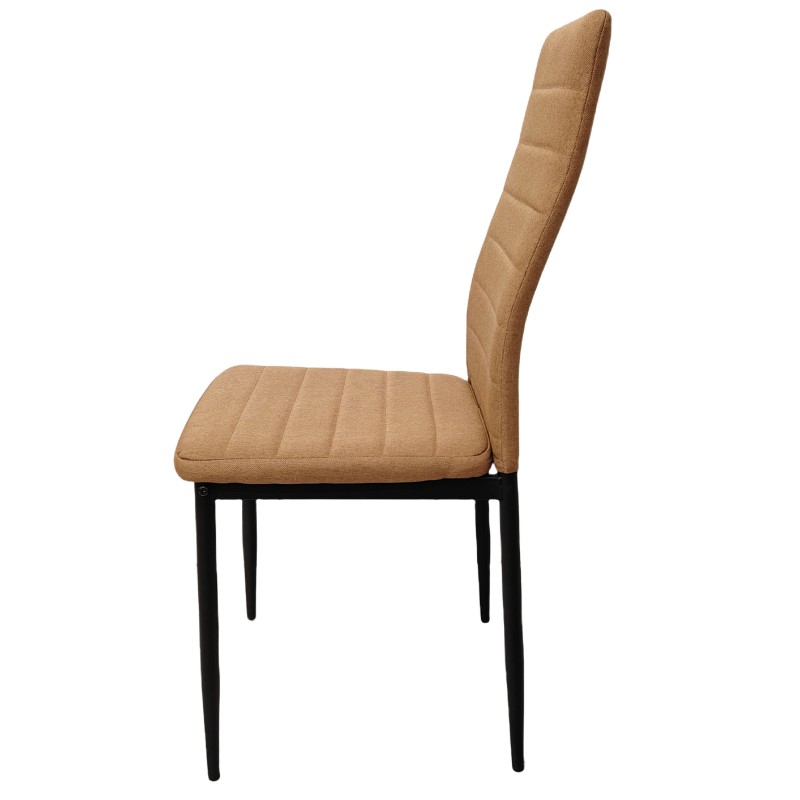 Silla de Comedor Avat Estilo Industrial Color Marrón