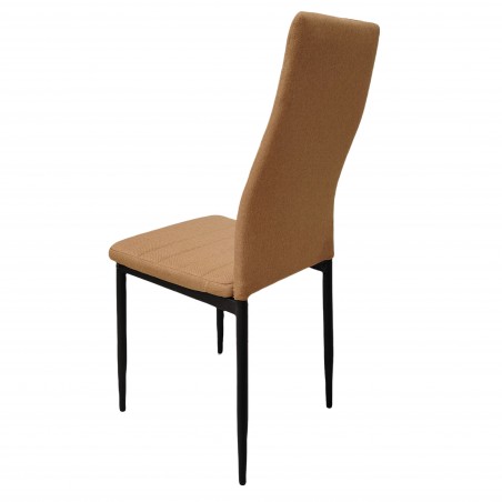 Silla de Comedor Avat Estilo Industrial Color Marrón