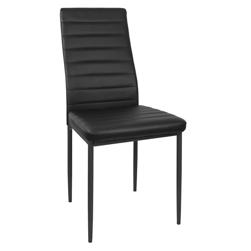 Silla de Comedor Avat Estilo Industrial Color Negro Silla de Comedor Avat Estilo Industrial Color Negro