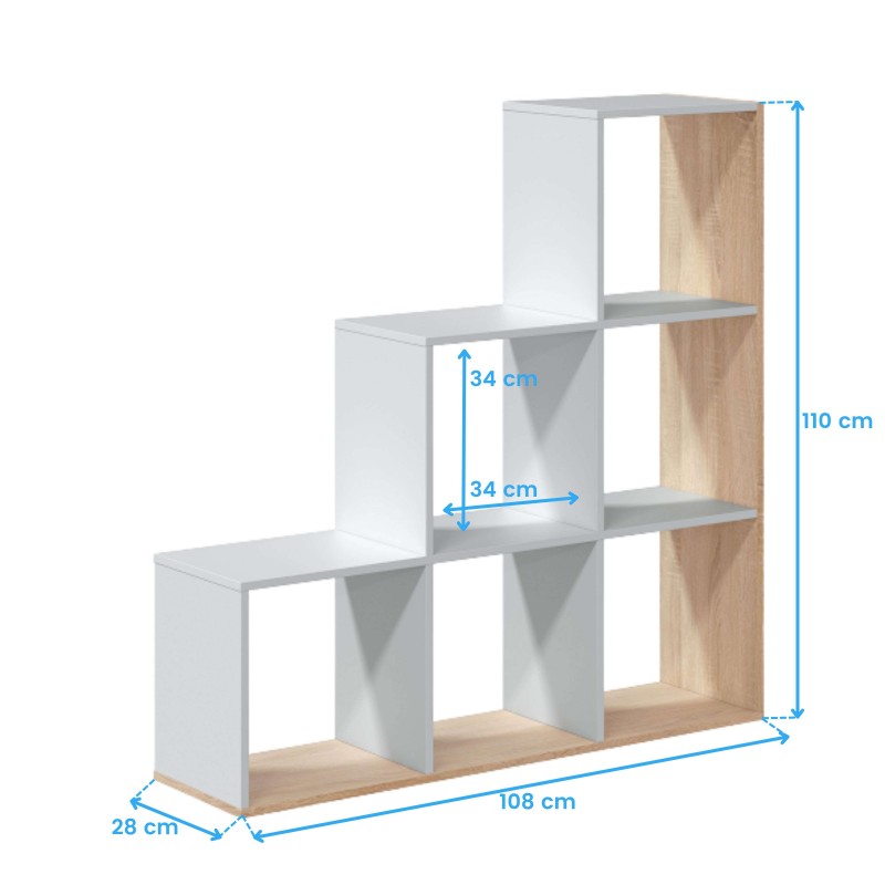 estantería taris cotas 6