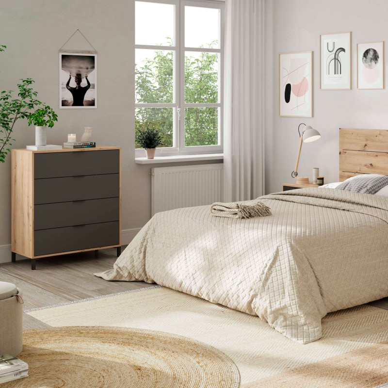 cómoda 4 cajones ambiente 6