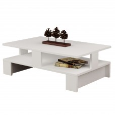 Mesa Centro Fija Palace Color Blanco 80x50 cm Mesa Centro Fija Palace Color Blanco 80x50 cm