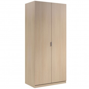 Armario Juvenil 2 Puertas Color Roble Dormitorio 82x180 cm