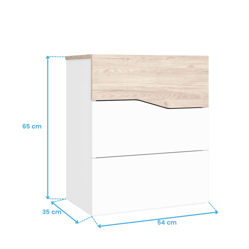 mesita noche Sahara cotas 7