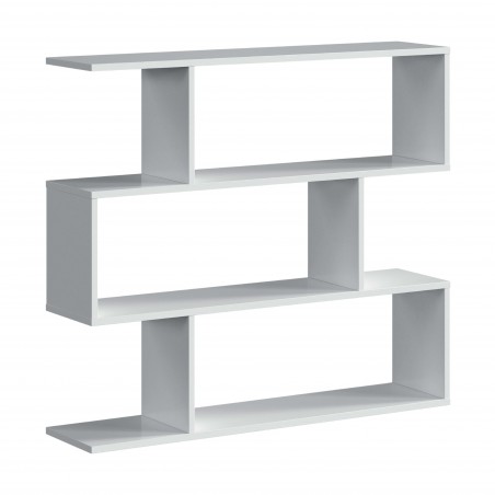 Estanteria Athena Baja Color Blanco Brillo 110x97x24 cm