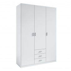 Armario Grande Roma Blanco 3 Cajones 3 Puertas 149x216 cm Armario Grande Roma Blanco 3 Cajones 3 Puertas 149x216 cm