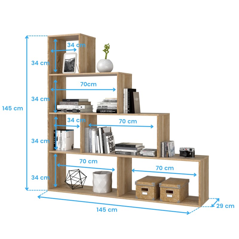 estantería_escalera_cotas_5 estantería_escalera_cotas_5