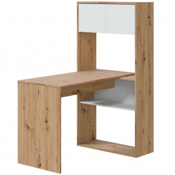 mesa escritorio estantería ladeada 2