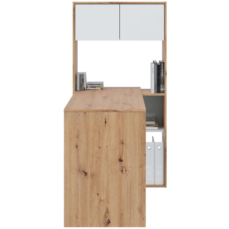 mesa escritorio estantería centrada 3