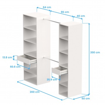 vestidor Cloe cotas 8