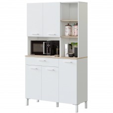 Mueble cocina auxiliar alto 5 p Yuka 108x186 cm
