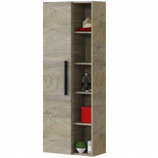 Columna de Baño 1P + Estantes Roble 51x135 cm