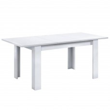 Mesa Comedor Extensible Blanco Mate 140-190x90 cm