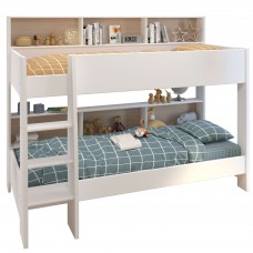 Litera Juvenil Mouse Blanco Mate (6 Estantes) 207x164x132 cm Litera Juvenil Mouse Blanco Mate (6 Estantes) 207x164x132 cm