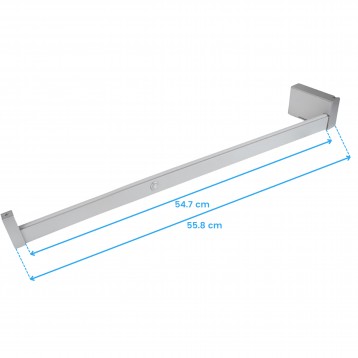 barra colgador LED cotas 7