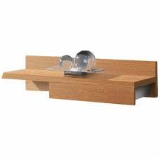 Mueble De Entrada Cajún Recibidor Colgado Color Cerezo 70 cm