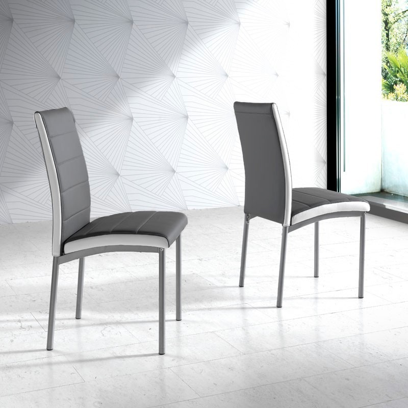 Sillas Salón Comedor Moderno Color Gris Meli Sillas Salón Comedor Moderno Color Gris Meli