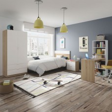 Habitación Juvenil Moderna Pack Muebles Luca (Escritorio Opcional)