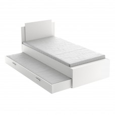 Cama Nido Juvenil Life Color Blanco Mate 90X190-200 cm Cama Nido Juvenil Life Color Blanco Mate 90X190-200 cm