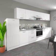 Cocina Modular Eko 11 Muebles Color Blanco Mate 360 cm