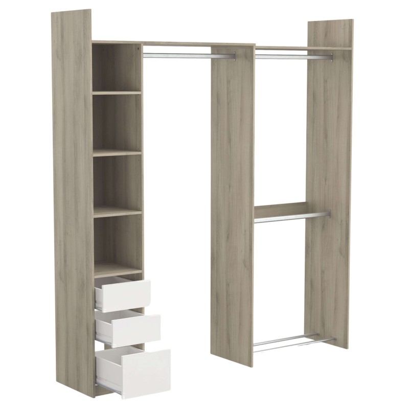 Vestidor esquinero lateral