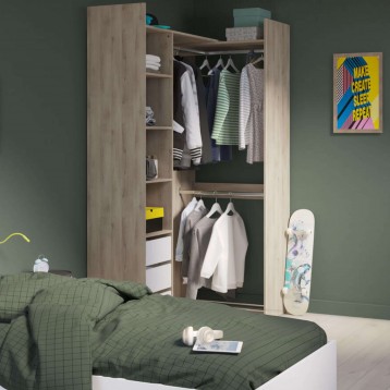 Vestidor esquinero creatividad ambiente