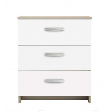 Mesita 3 Cajones Frontal