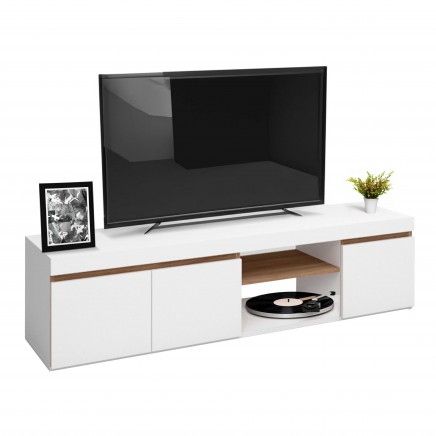 Mesa TV Elis 160 cm 3 puertas 2 huecos