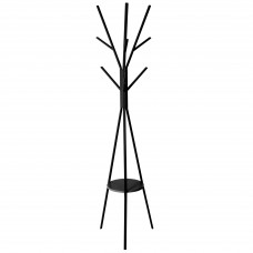 Perchero de Pie Negro 180 cm