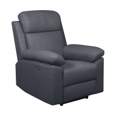 Sillón Relax Eléctrico Reclinable Coral Gris Marengo