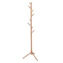 Perchero De Pie 8 Colgadores Reki Color Roble
