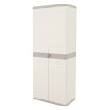 Armario Escobero Exterior 2 Puertas Titanium Color Beige 70x176 cm