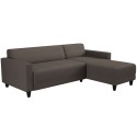 Sofá chaise longue marrón Bob 3 Plazas reversible color yvonne 197 cm