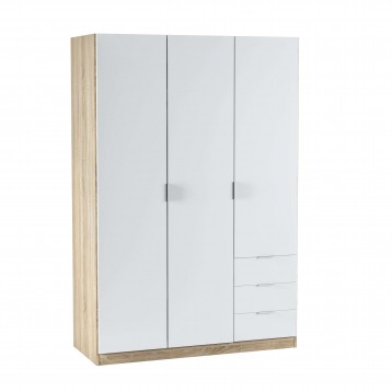 Pack Juvenil Blanco Artik y Roble Canadian Armario