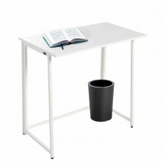 Mesa Escritorio Plegable Utility Color Blanco Mate 80 cm