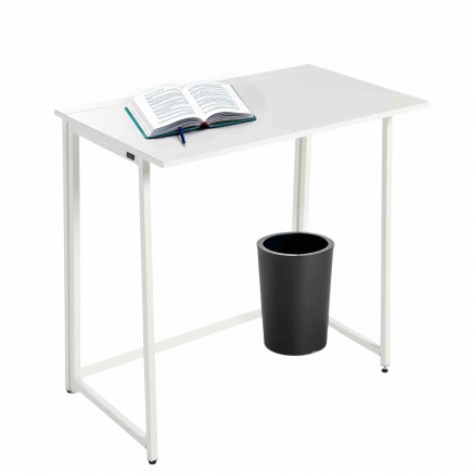 Mesa Escritorio Plegable Utility Color Blanco Mate 80 cm