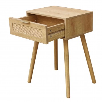 Mesita Frisa Pino Lateral