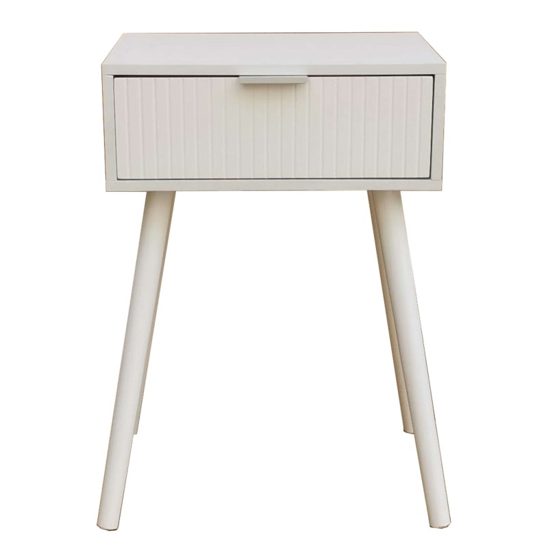 Mesita Frisa Blanco Lateral