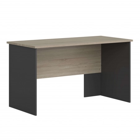 Mesa Escritorio Nibis Roble Sonoma y Gris Antracita 140 cm