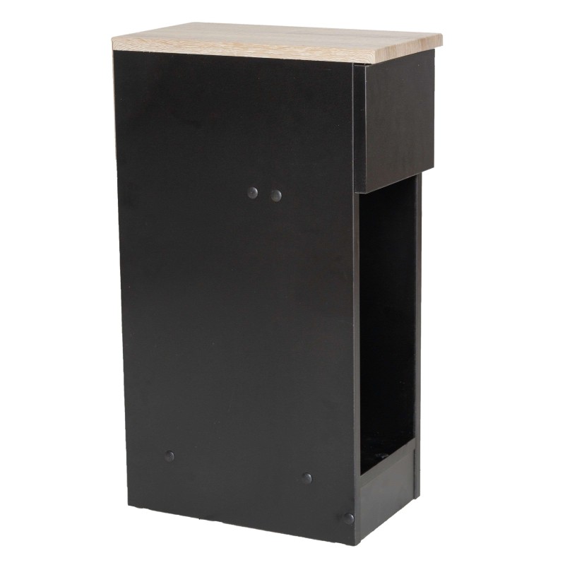 Mesita Slim Negra Lateral Mesita Slim Negra Lateral