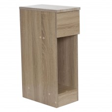 Mesita de Noche Slim Color Taupe 24x60 cm Mesita de Noche Slim Color Taupe 24x60 cm