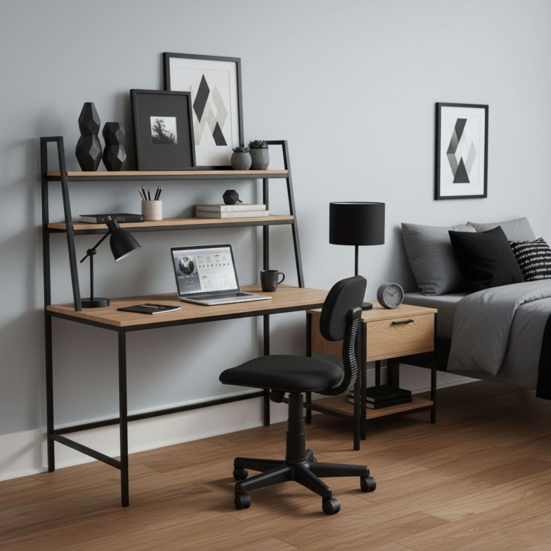 Silla Lucky Gris Ambiente 2