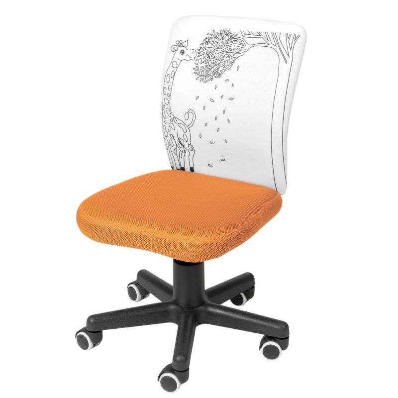 Silla Píntame Naranja Derecha